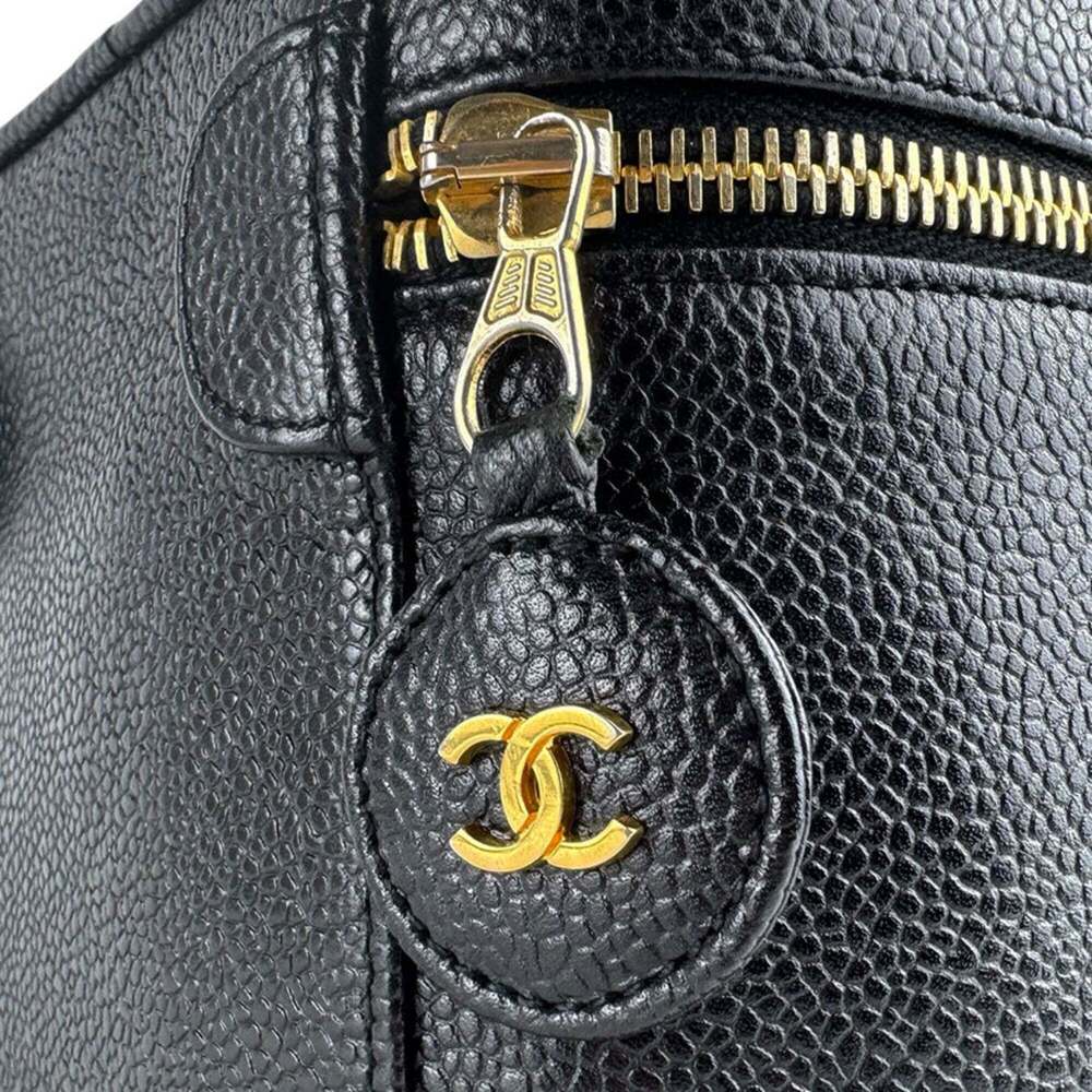 CHANEL Black Caviar Leather Vanity Bag - Picture 11 of 14